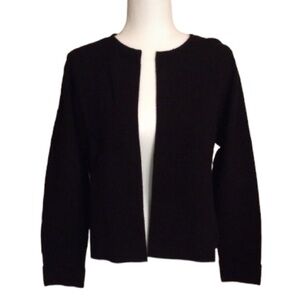 𝅺elle Open-Front Sweater Black XL
